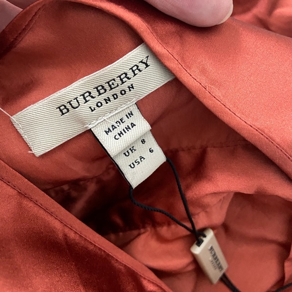 NWOT Burberry Silk Halter Top *rare sample* - Picture 4 of 5